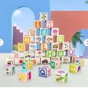 S.T.E.A.M Educational Picasso Cubes Alphabet Magnetic Blocks Set for Kids 36 Pc.